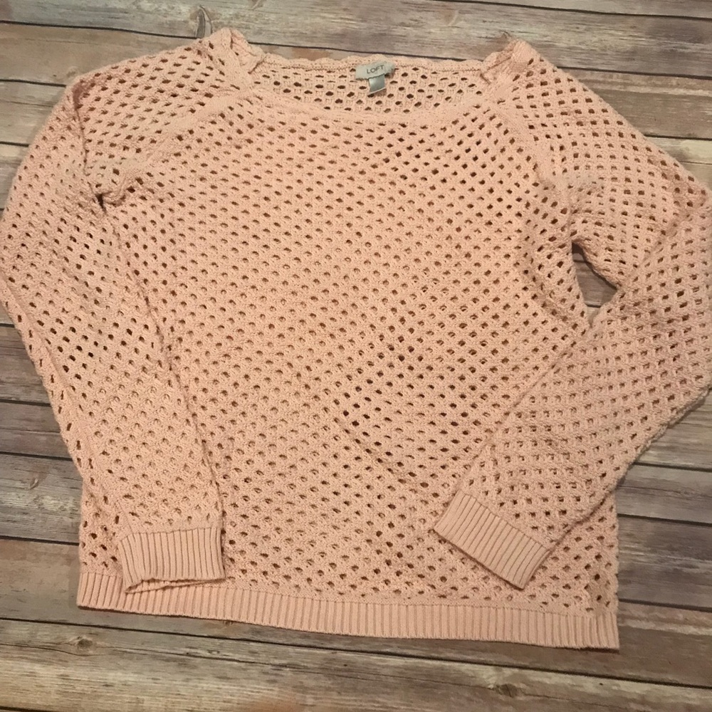 Light Peach LOFT Sweater